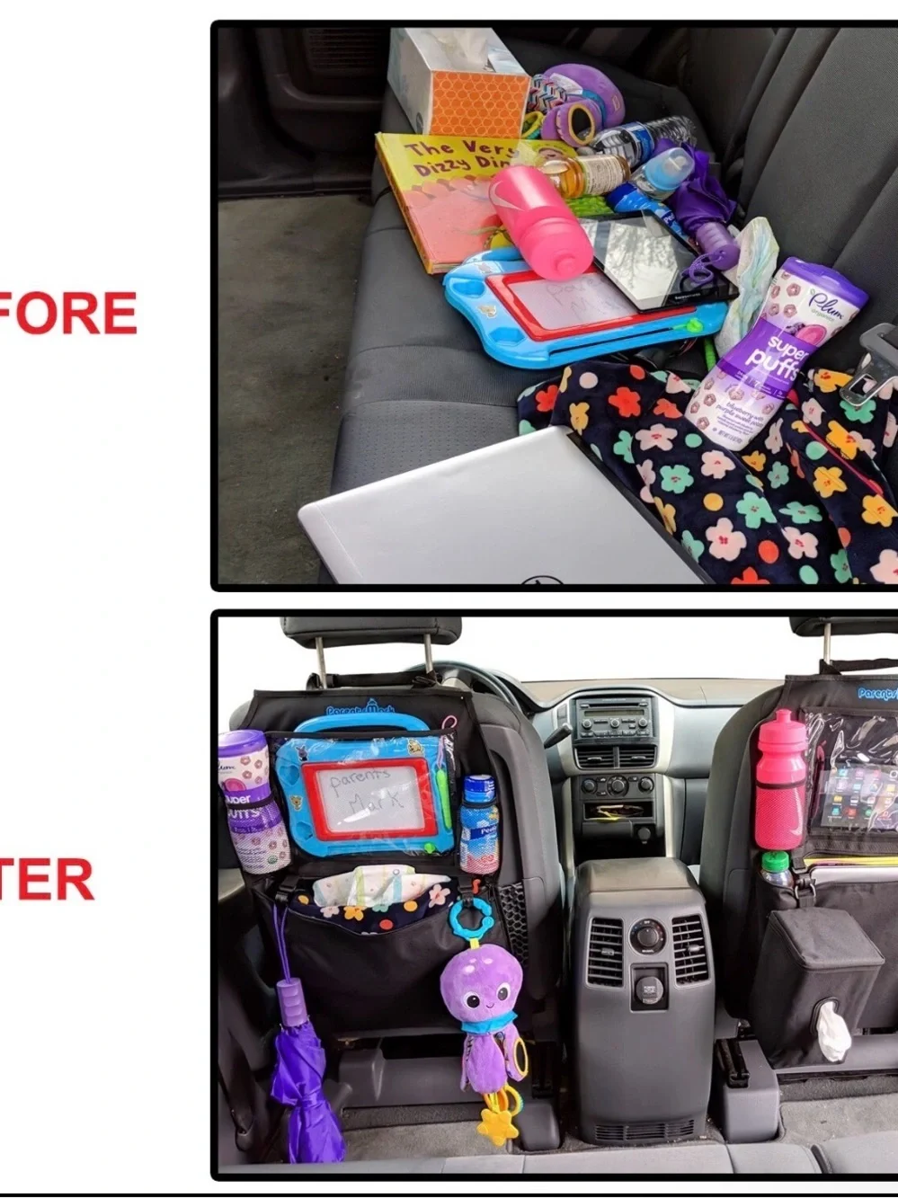 1 Black Backseat Car Organizer Car accessories